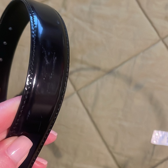 GUCCI black patten leather retro / vintage belt authentic - Picture 13 of 13